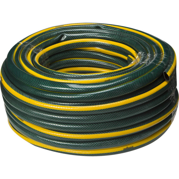 GRINDA STANDARD, 3/4″, 50 м, 15 атм, трёхслойный, армированный, поливочный шланг (429000-3/4-50)