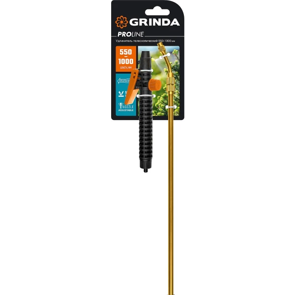 GRINDA PE-1000, общая длина 1000 мм, латунный корпус, телескопический удлинитель, PROLine (8-4251-S) - фото 2