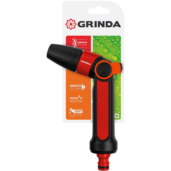 GRINDA N-R, плавная регулировка, двухкомпонентный, поливочный пистолет (8-427189)