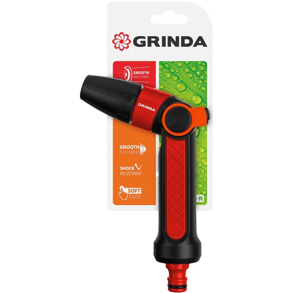 GRINDA N-R, плавная регулировка, двухкомпонентный, поливочный пистолет (8-427189)