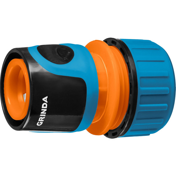 GRINDA TC-34A, 3/4″, с автостопом, пластиковый с TPR, для шланга, быстросъемный соединитель, PROLine (8-426430)