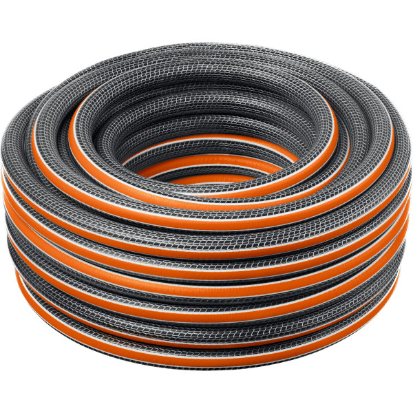 GRINDA ULTRA 6, 3/4″, 50 м, 25 атм, шестислойный, двойное армирование, поливочный шланг, PROLine (429009-3/4-50)