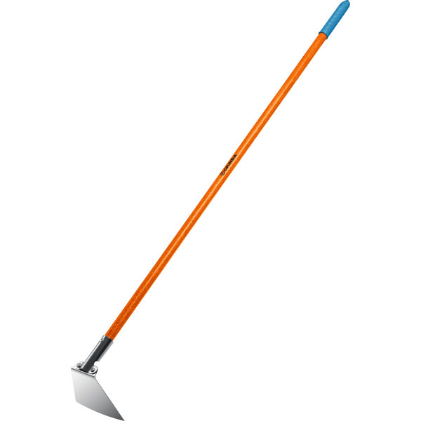 GRINDA PH-180 FIBER, 180 х 125 х 1360 мм, нержавеющая сталь, трапециевидный профиль, фибергласовый черенок, мотыга, PROLine (39592)