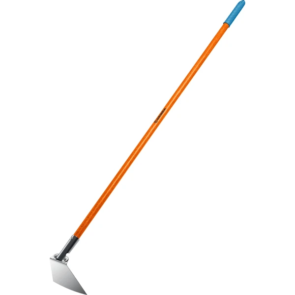 GRINDA PH-180 FIBER, 180 х 125 х 1360 мм, нержавеющая сталь, трапециевидный профиль, фибергласовый черенок, мотыга, PROLine (39592)