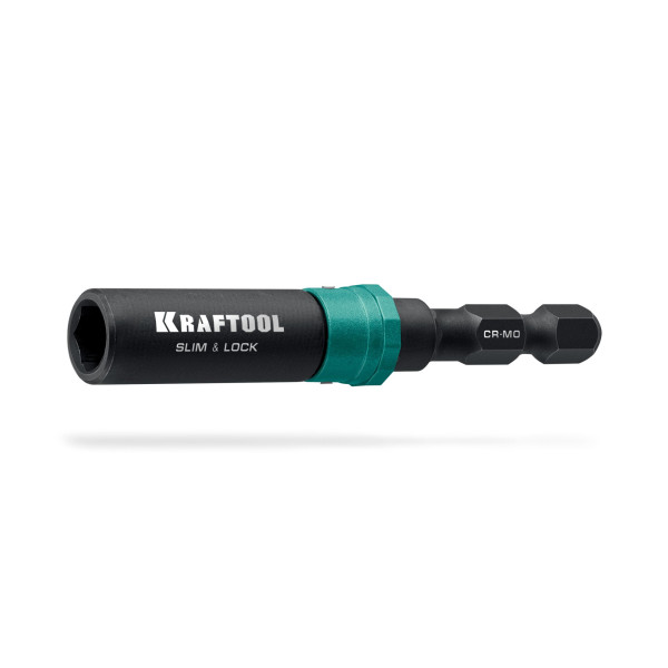 KRAFTOOL SLIM & LOCK, 68 мм, быстросъемный ударный адаптер для шуруповертов (26783-68)