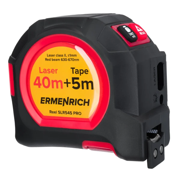 Рулетка с лазерным дальномером Ermenrich Reel SLR545 PRO
