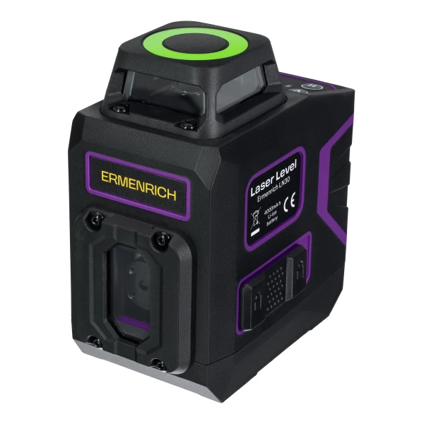 Лазерный уровень Ermenrich PLUS LN30, фиолетовый