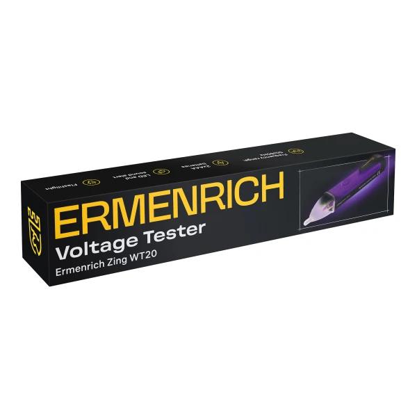 Индикатор напряжения Ermenrich Zing WT20, фиолетовый - Фото 5