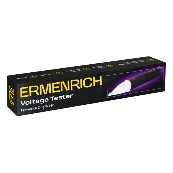 Индикатор напряжения Ermenrich Zing WT40, фиолетовый - Фото 5