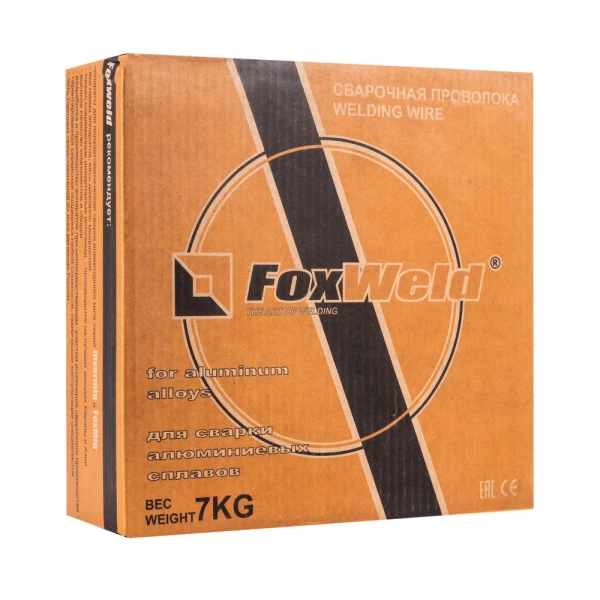 FoxWeld Проволока алюминиевая AL Si 5 (ER-4043) д.1.0мм, 7кг D300 (пр-во FoxWeld/КНР) - фото 3