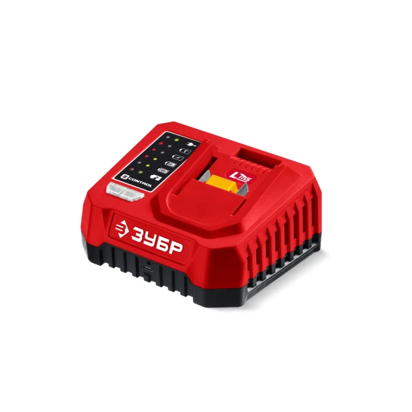 ЗУБР 20 В, 2 порта, 2 х 3 А, зарядное устройство для LMS АКБ (БЗУ-20-2) - Фото 16