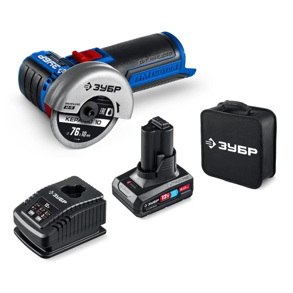 ЗУБР  12 В, 4.0 А·ч, аккумулятор тип Т7, Профессионал (ST7-12-4)