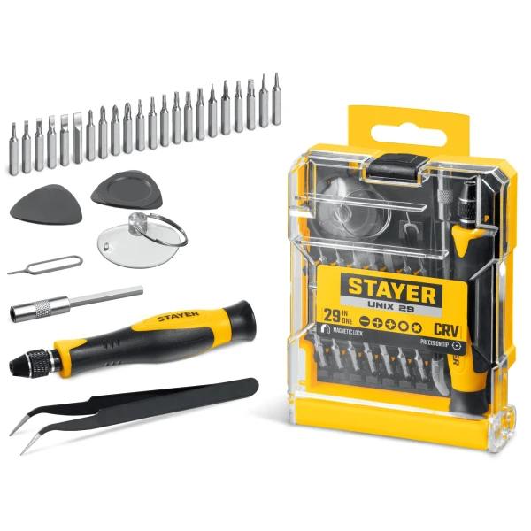 ЗУБР Компакт 74 предм., система стыковки Z-БОКС, универсальный набор инструмента, Профессионал (25283) - Фото 4