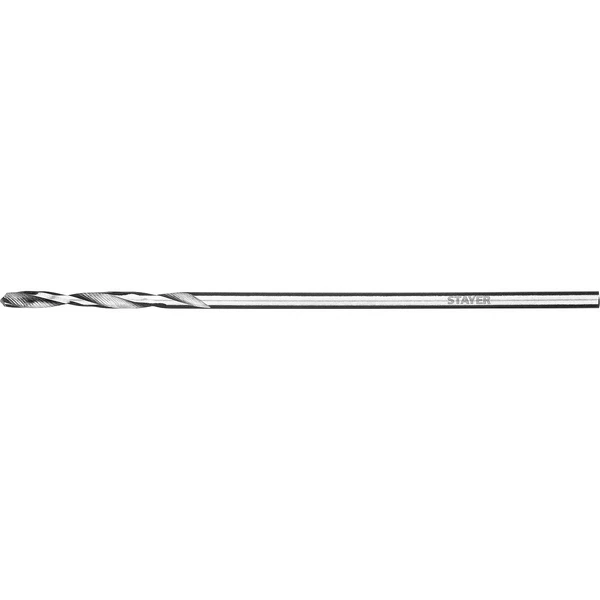 STAYER HSS-R, 1.0 х 34 мм, быстрорежущая сталь P6M5, сверло по металлу, Professional (29602-1)