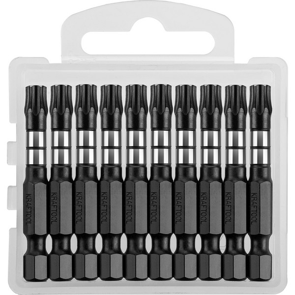 KRAFTOOL Impact TX30, 50 мм, 10 шт, ударные биты (26195-30-50-S10)