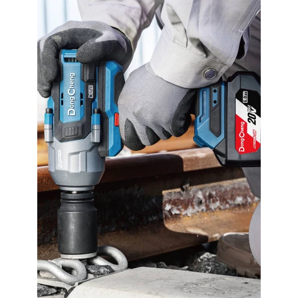 Аккумуляторный ударный гайковерт DongCheng DCPB1288(TYPE Z), 20 В, 1288 Нм, без акб и зу