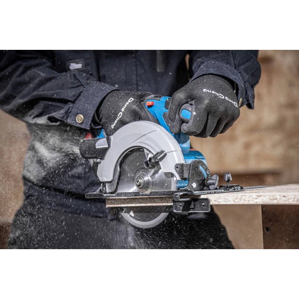 Аккумуляторная циркулярная пила DongCheng DCMY165S(TYPE BDM), 20 В, 165 мм, 1 акб 4 Ач