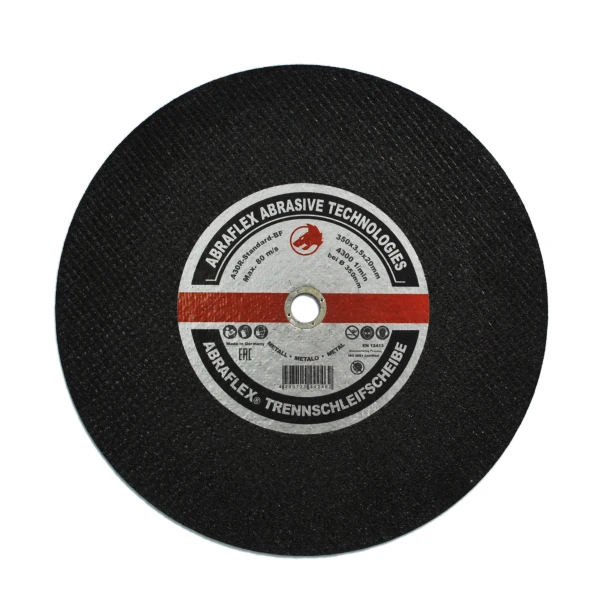 Круг отрезной для рельсов 350х4,0х25,4 80 м/с Лужский абразивный завод - Фото 2