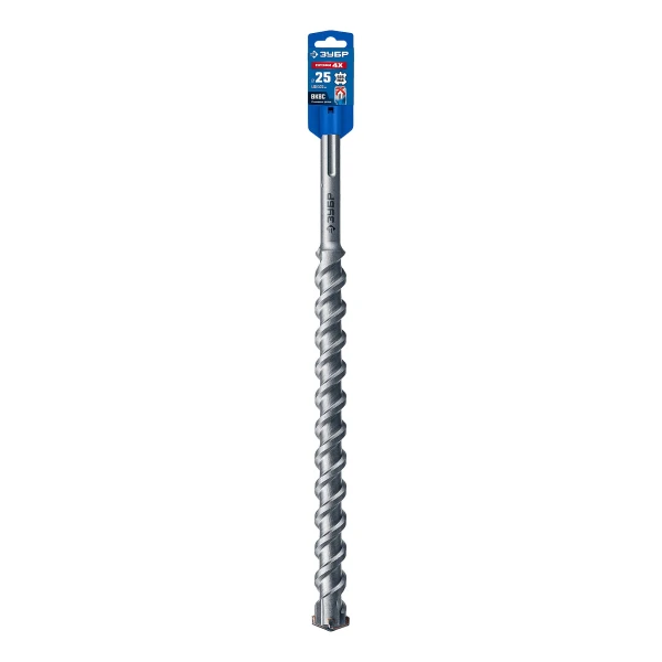 ЗУБР ПРОФИ-4Х 25x410/520 мм, SDS-max бур, ПРОФЕССИОНАЛ (29350-410-25)