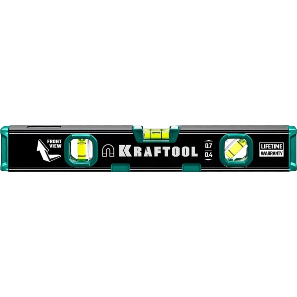 KRAFTOOL KOMPAKT-300, 300 мм, усиленный профиль, с зеркальным глазком, компактный магнитный уровень (34784) - фото 11