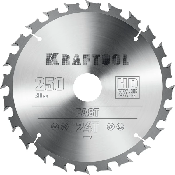 KRAFTOOL Fast, 305 х 30 мм, 32Т, пильный диск по дереву (36950-305-30) - Фото 10