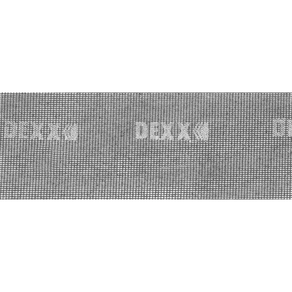 DEXX 105 х 280 мм, 3 шт, Р100, абразивная, водостойкая шлифовальная сетка (35550-100)