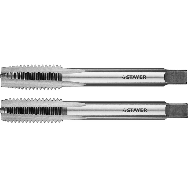 STAYER M12 х 1.5, 2 шт, комплект метчиков (28025-12-1.5-H2)