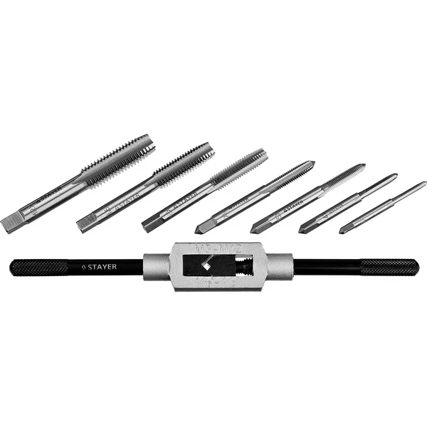 STAYER MaXCut, 8 предметов, инструментальная сталь, набор метчиков (28016-H8)