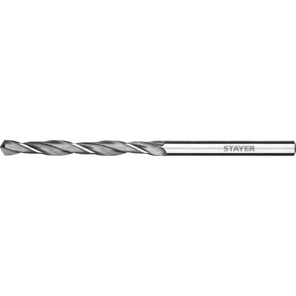 STAYER HSS-R, 3.0 х 61 мм, быстрорежущая сталь P6M5, сверло по металлу, Professional (29602-3)