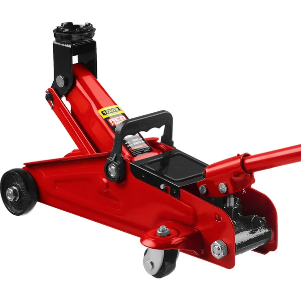 STAYER R-22 RED FORCE, 2 т, 125 - 320 мм, подкатной домкрат для легковых а/м, Professional (43152-2)