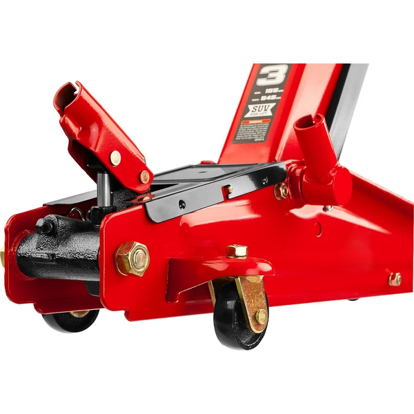 STAYER R-55 RED FORCE, 3 т, 155 - 545 мм, подкатной домкрат с высоким подъемом, Professional (43157-3) - фото 9
