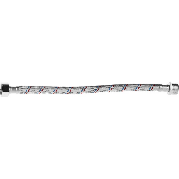 STAYER 1/2″, 1.5 м, гайка-штуцер, гибкая подводка с удлиненным штуцером для смесителей, Professional (51017-150) - Фото 3