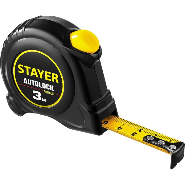 STAYER AutoLock, 10 м х 25 мм, рулетка с автостопом (2-34126-10-25) - Фото 7