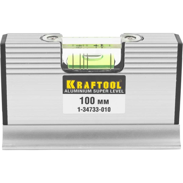 KRAFTOOL ACU-VIEW, 4 в 1, 100 мм, компактный уровень для горизонтальных измерений и уклонов (1-34733-010)