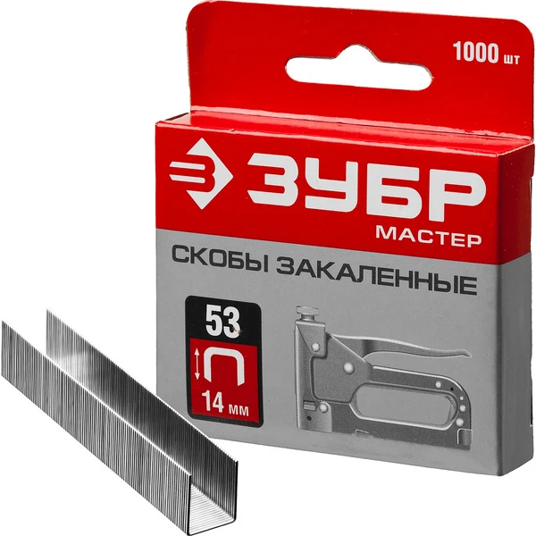 ЗУБР тип 21GA (80/Pr A/Senco AT) 10 мм, 5000 шт, скобы для степлера, Профессионал (31880-10) - Фото 8