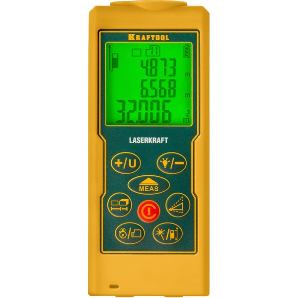 KRAFTOOL Laser-Kraft, 5 см - 70 м, лазерный дальномер (34760)