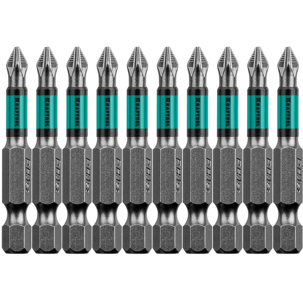 KRAFTOOL Optimum, PH1, 50 мм, 10 шт, биты (26122-1-50-10)