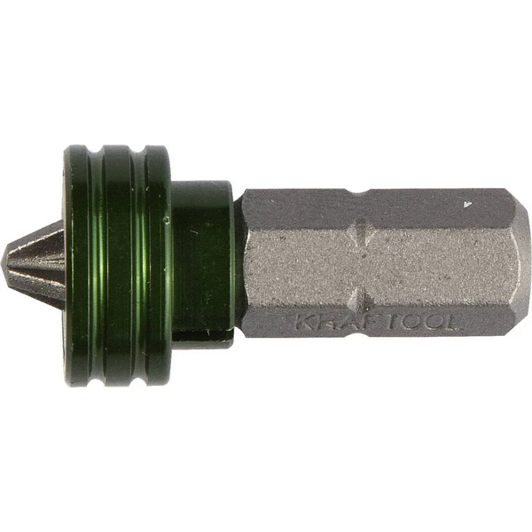 KRAFTOOL Magnet-X PH2, 25 мм, 1 шт, бита с магнитным держателем-ограничителем (26128-2-25-1)