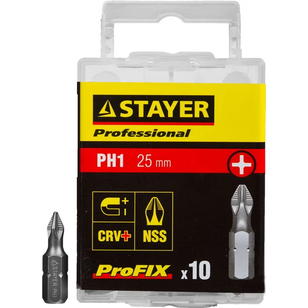 STAYER ProFix PH1, 50 мм, 2 шт, набор бит, Professional (26203-1-50-02) - Фото 3