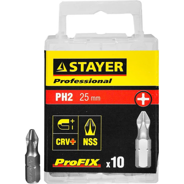 STAYER ProFix PH1, 50 мм, 2 шт, набор бит, Professional (26203-1-50-02) - Фото 5