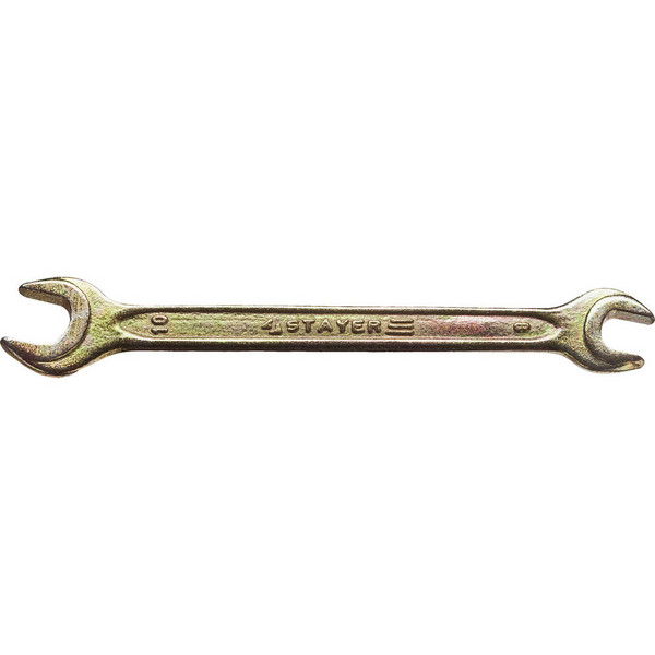 STAYER 8 x 10 мм, рожковый гаечный ключ (27038-08-10)