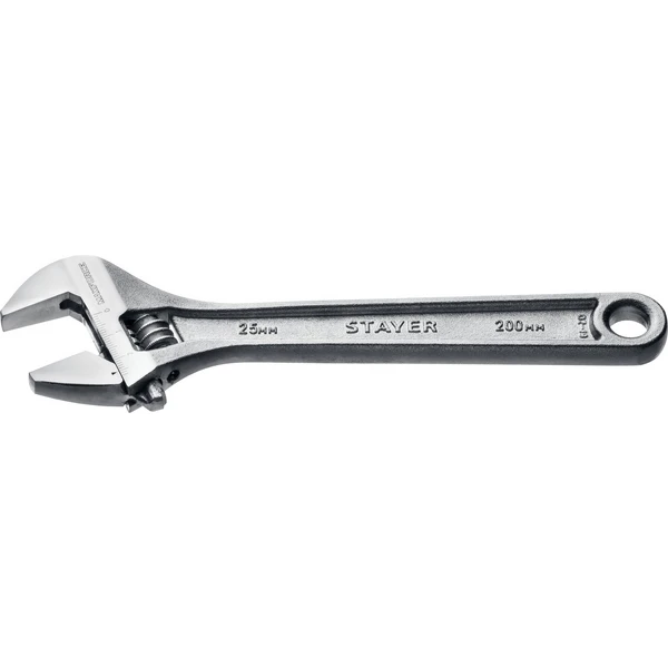 STAYER MAXFORCE, 200/25 мм, разводной ключ (2725-20)