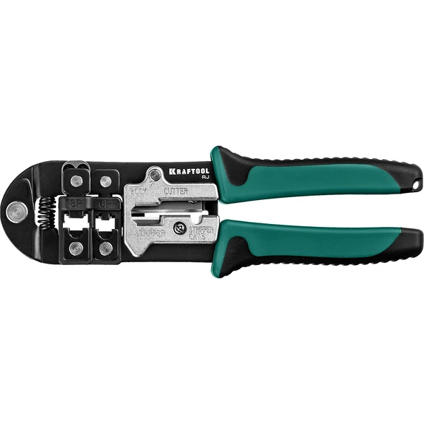 KRAFTOOL RJ, (RJ45, RJ11,RJ12), универсальный кримпер (22699)