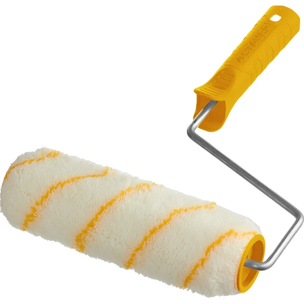 STAYER NYLON, 48 х 180 мм, бюгель 8 мм, ворс 10 мм, полиамид, для агрессивных сред, малярный валик, Professional (0316-18) - Фото 2