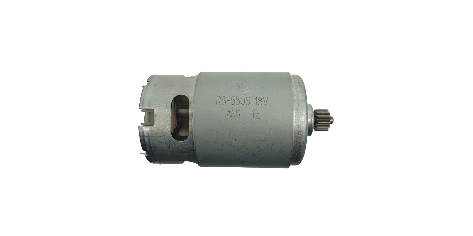Двигатель RS-550 DC 18V (LIANG YE) с шестерней Z12 в сборе ss