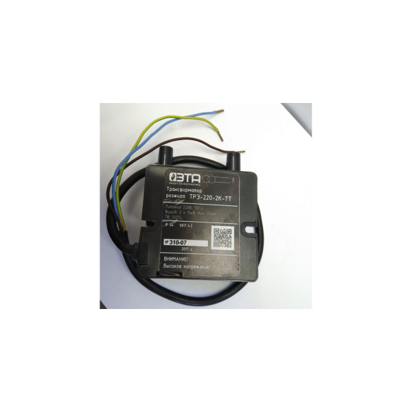 Трансформатор зажигания ТРЭ-220-2К-ТТ 220V/2x15kV 30mA ПВ100%