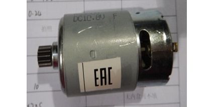 Двигатель в сборе с шестерней 10,8V