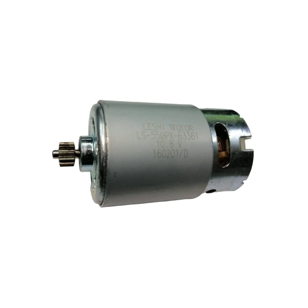 Двигатель RS-550S DC 12V (LESHI) с шестерней Z11 в сборе ss