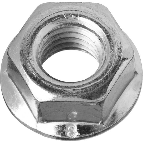 ЗУБР DIN 6923, кл. пр. 6, M6, цинк, 14 шт, гайка с фланцем (303636-06)